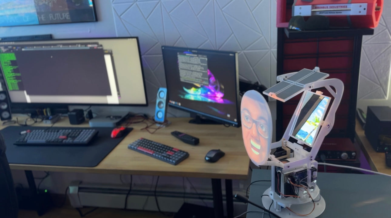 AI Social Robot Kit - Compatible With Nvidia Jetson Orin Nano Super (Jetson Not Included)