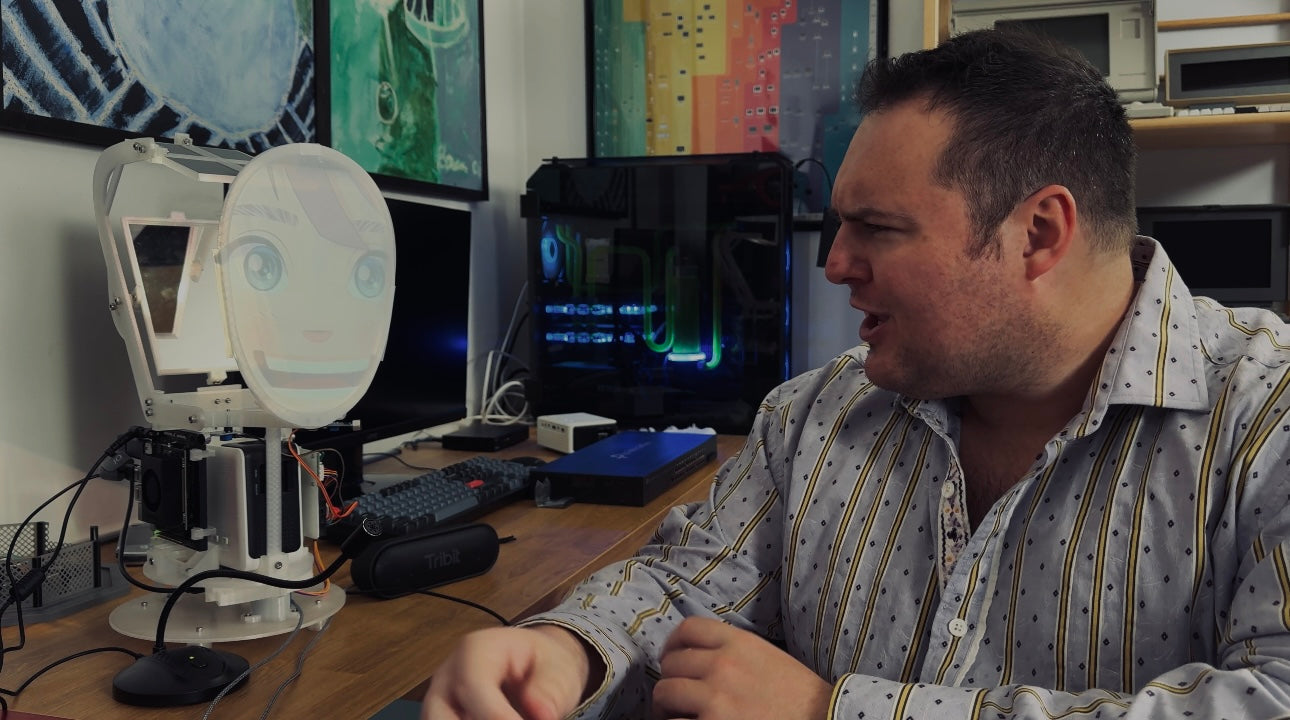 AI Social Robot Kit - Compatible With Nvidia Jetson Orin Nano Super (Jetson Not Included)