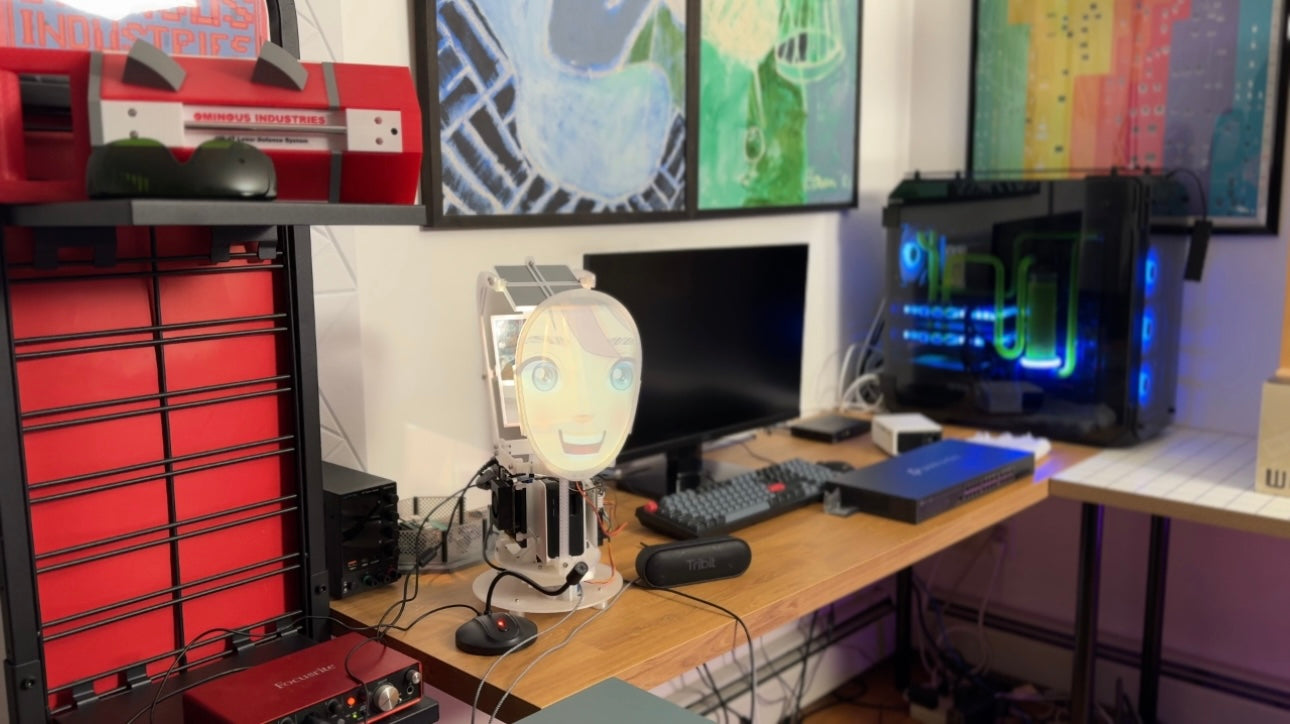 AI Social Robot Kit - Compatible With Nvidia Jetson Orin Nano Super (Jetson Not Included)